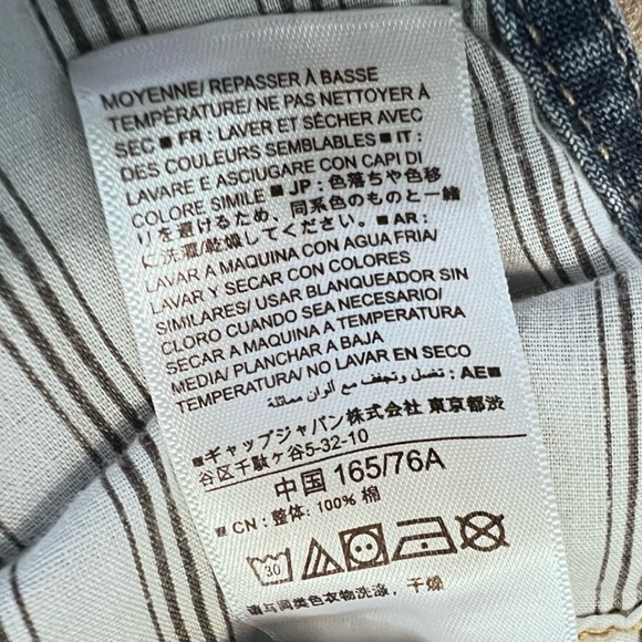 GAP Women's Carpenter Distressed Denim Bib Suspender Style Overalls, Sz Med - Picture 7 of 15